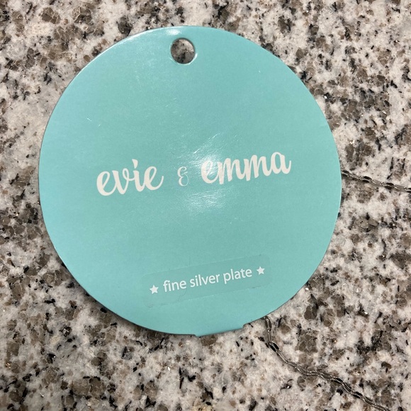 Evie & Emma fine silver plated necklace - Picture 6 of 9